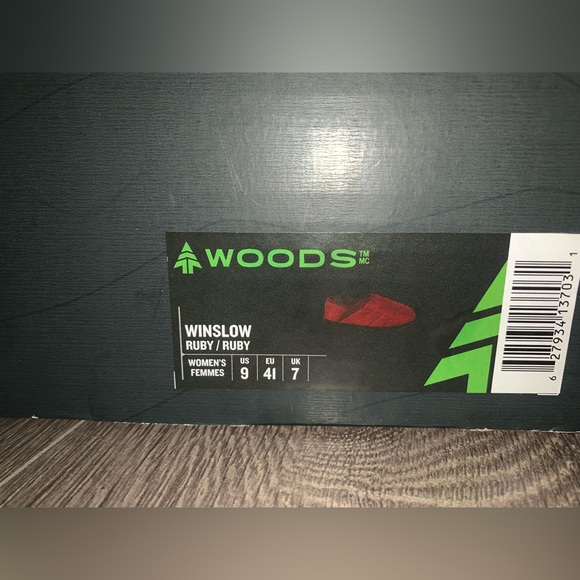 Woods Women's Red Slippers (Size: 9) - Picture 8 of 9